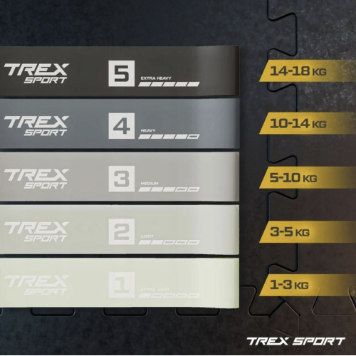 Резинка для фитнеса  Trex Sport TX-065RBG 1-18 кг - фото №2